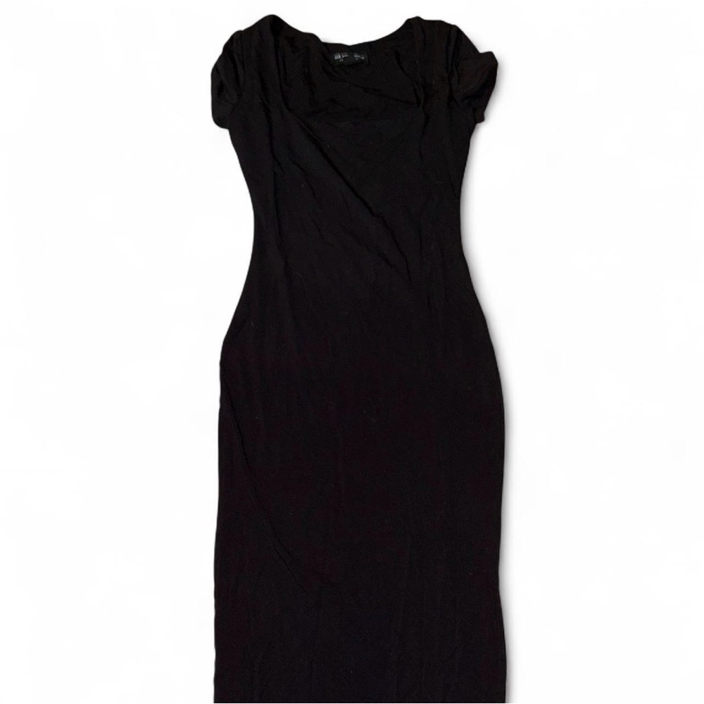 Classic Black Midi Dress